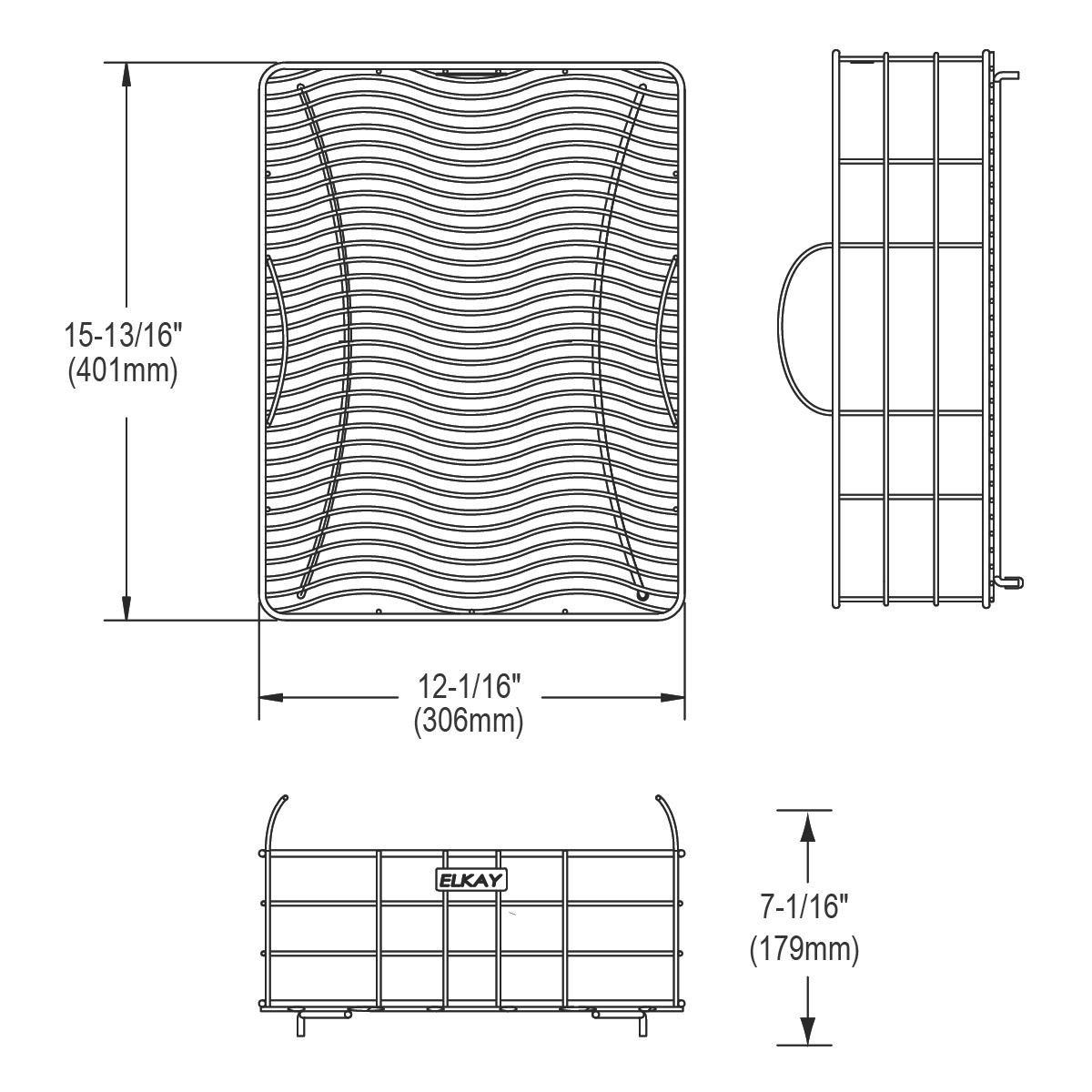 Elkay Polished Stainless Steel Rinse Basket 