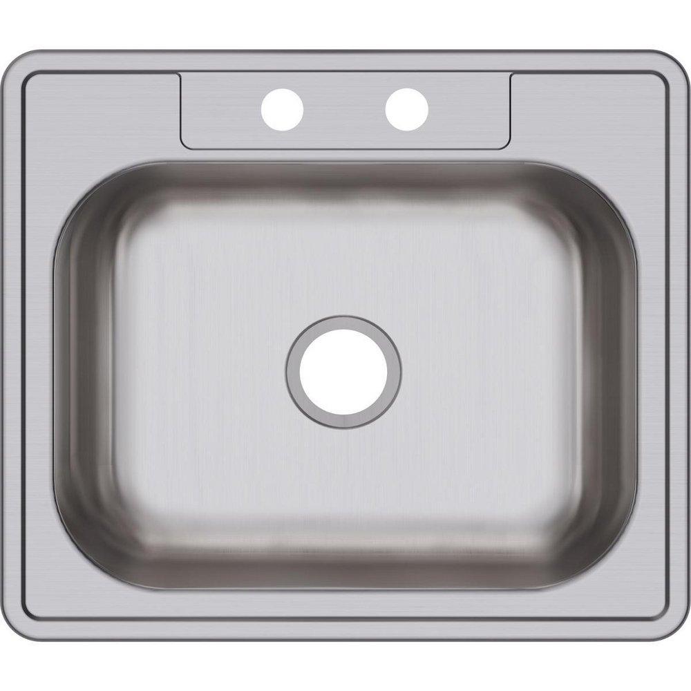 Elkay Elite Satin 31-3/4 x 16-1/2 in. No Hole Stainless Steel Double Bowl Undermount Kitchen Sink 