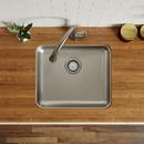 Elkay Lustrous Satin 21-1/2 x 18-1/2 in. No Hole Stainless Steel Single Bowl Undermount Kitchen Sink 