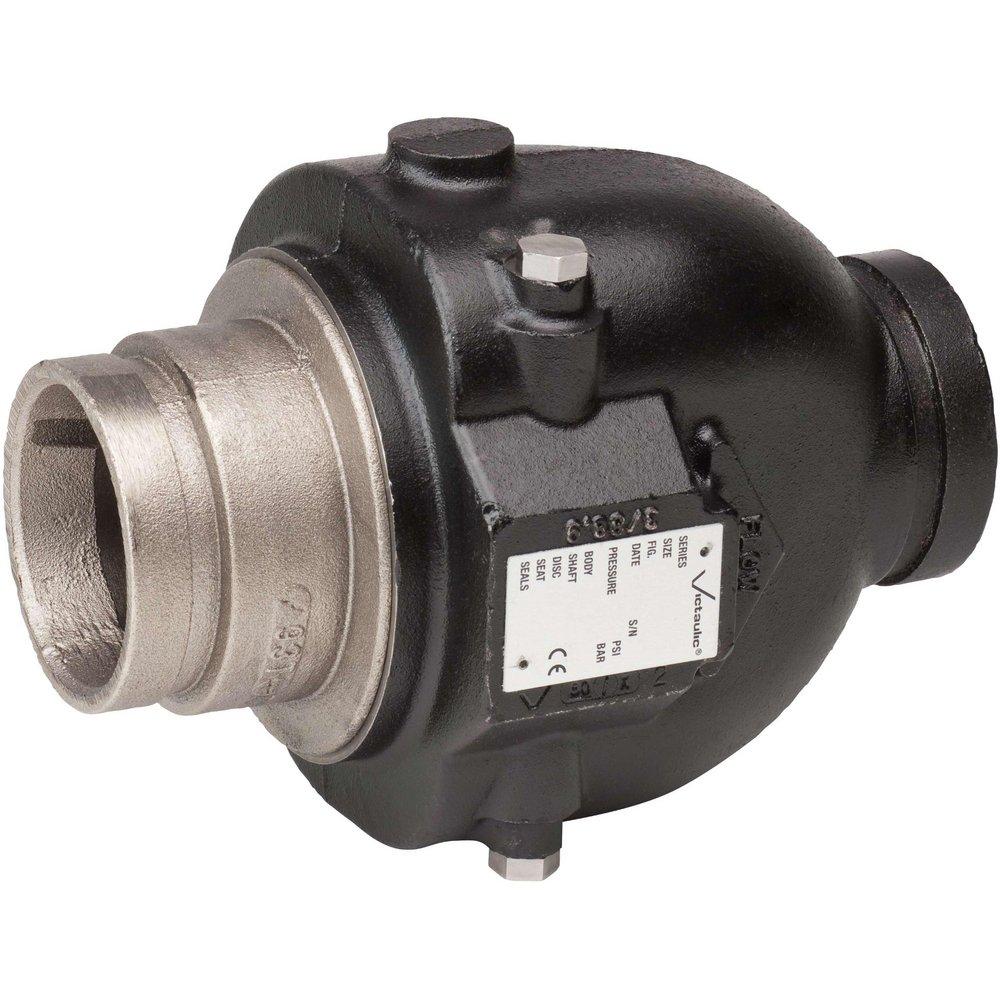 Victaulic Black Ductile Iron Grooved Check Valve 