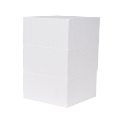 8 in. x 8 in. x 4 in. White Styrofoam Air Handler Support Blocks (4 Pack)