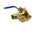 1-1/4 in. Forged Brass Full Port Flanged 600# Ball Valve