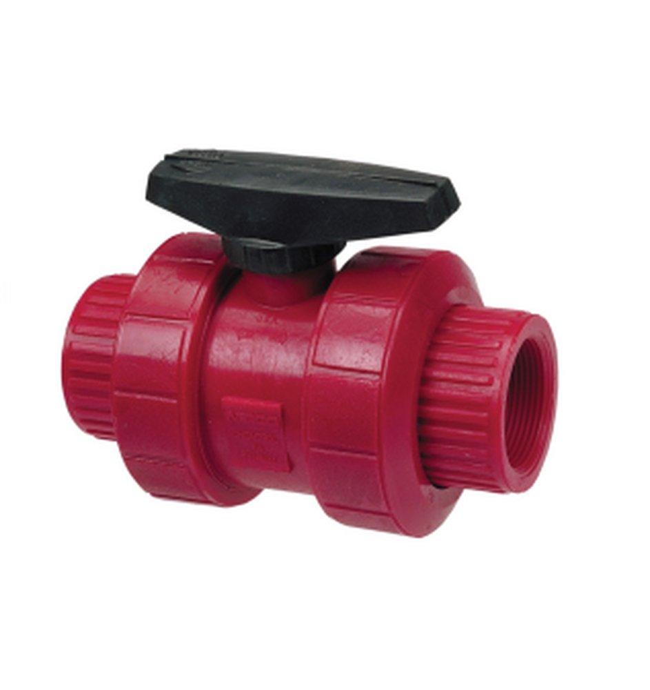 Chemtrol Dark Grey Plastic Full Port Socket Weld 150# Ball Valve 