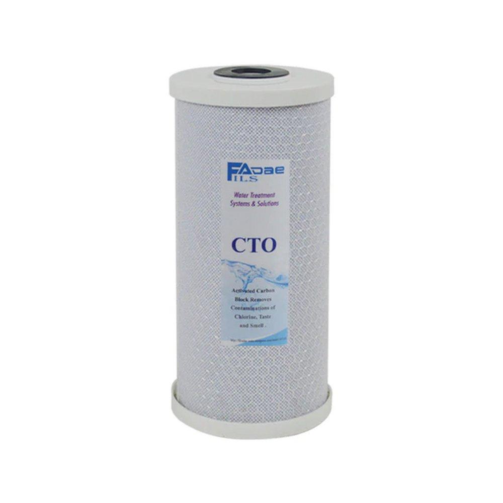 Water Tec International 10 Micron Big Carbon Block Filter in Blue 