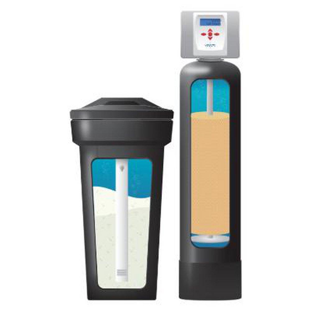 Lancaster Water Treatment 36,000 grains Tank Water Softener with Bypass