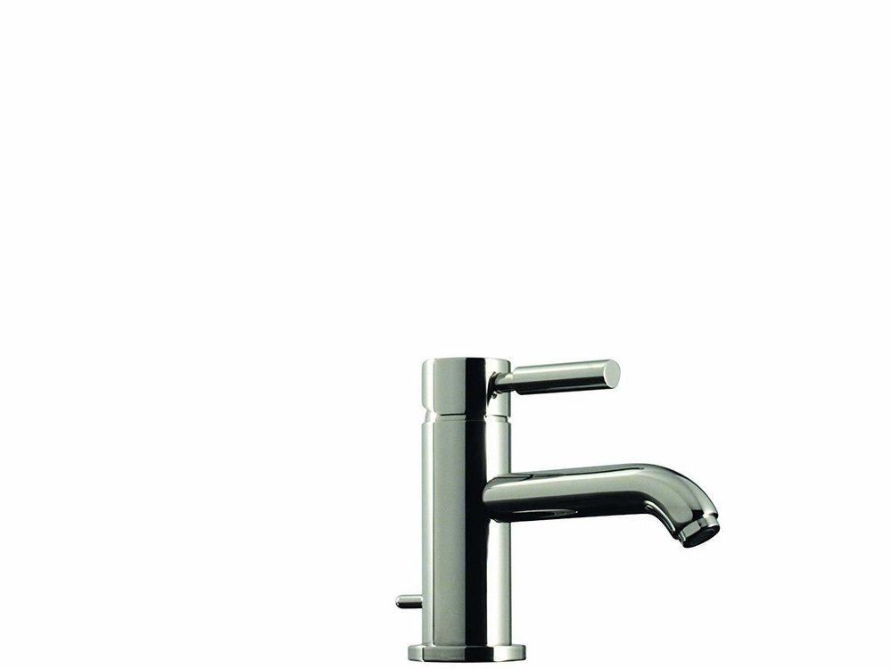 Santec Satin Nickel Bathroom Sink Faucet with Single Lever Handle 