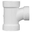 White PVC DWV Sanitary Tee 