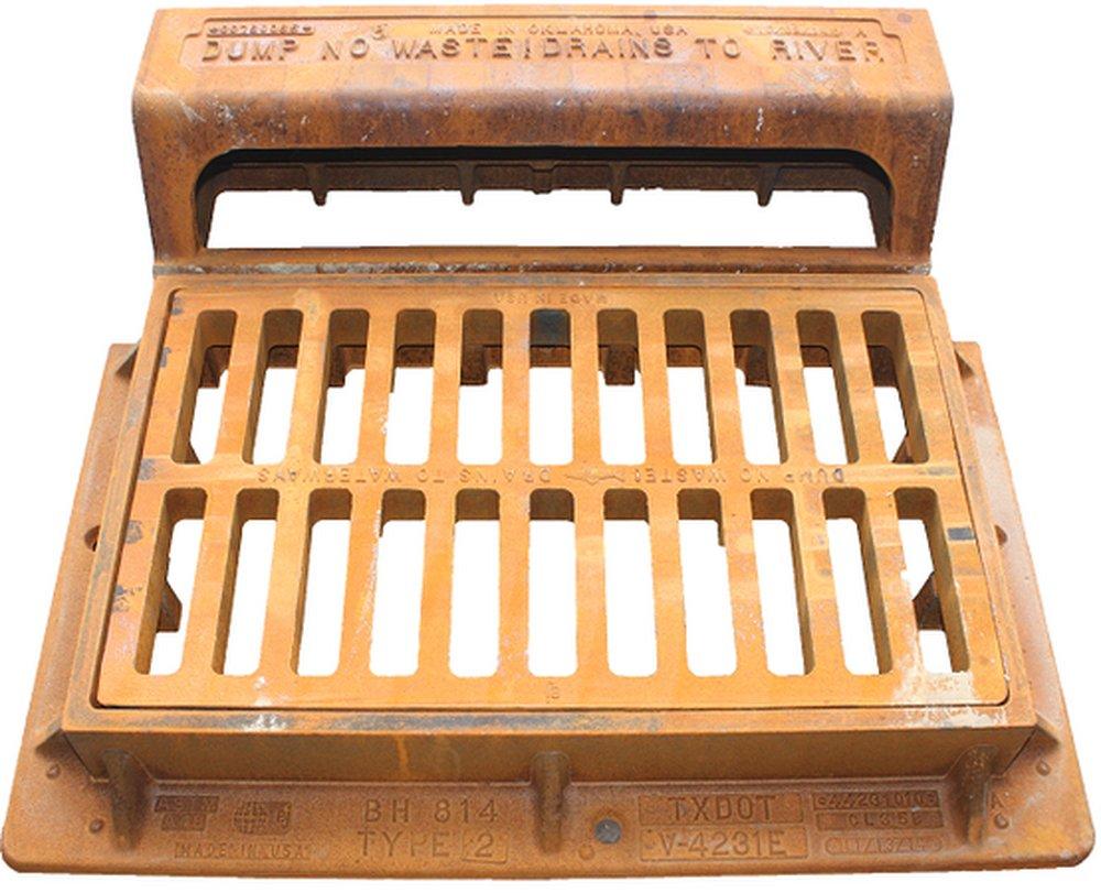 Bass and Hays Foundry 18 x 30 in. Frame and Grate Type 3 