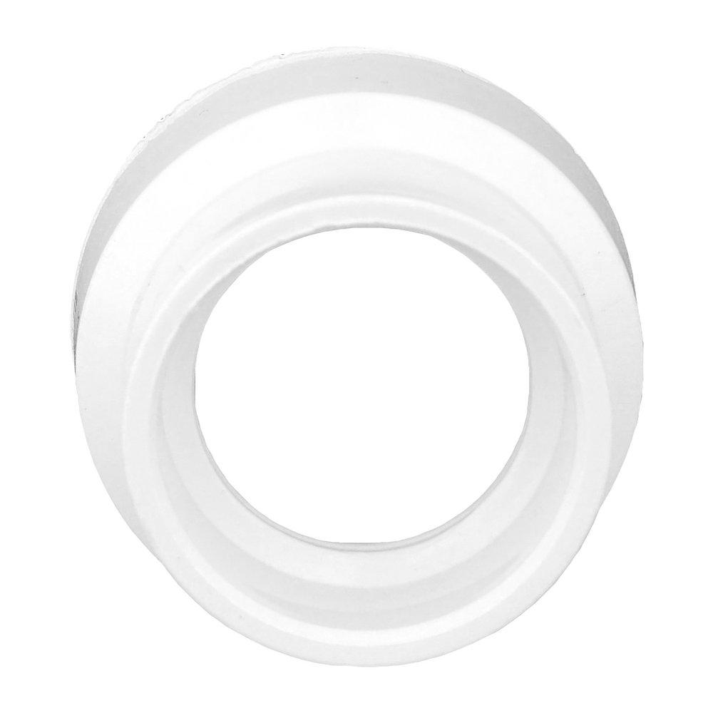 White PVC DWV Bushing 