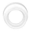 White PVC DWV Bushing 