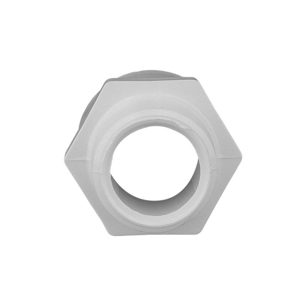 White PVC DWV Bushing 
