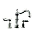 Widespread Bathroom Sink Faucet with Two Lever Handle in Polished Nickel