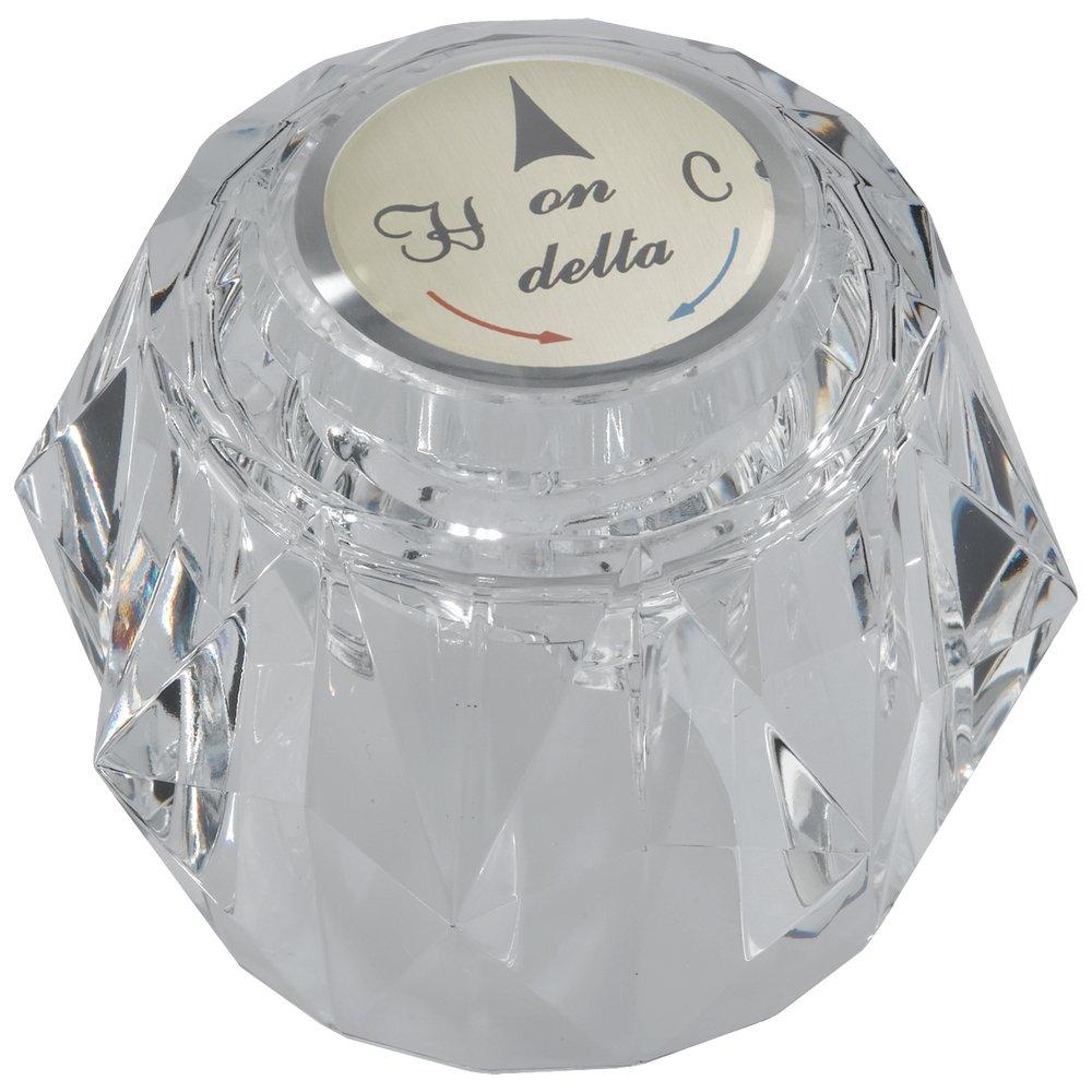 Delta Faucet Clear Plastic Handle Kit in Clear 