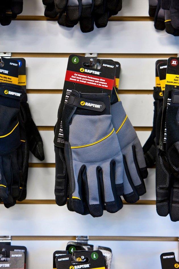 RAPTOR&reg; Black Synthetic Suede General Duty Mechanic Glove in Black and Grey 