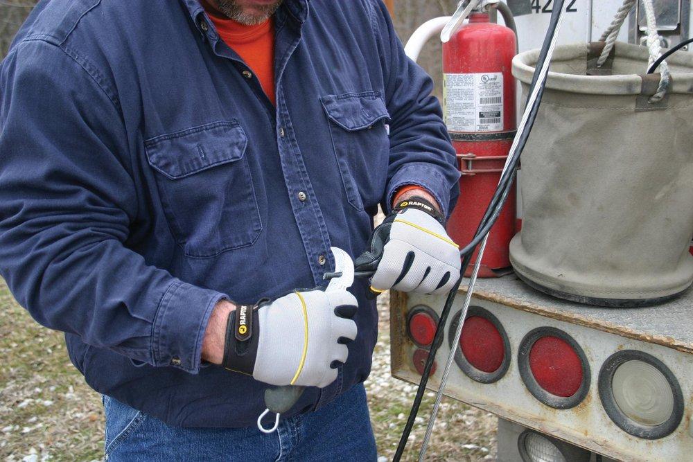 RAPTOR&reg; Black/Grey General Duty Mechanics Glove 