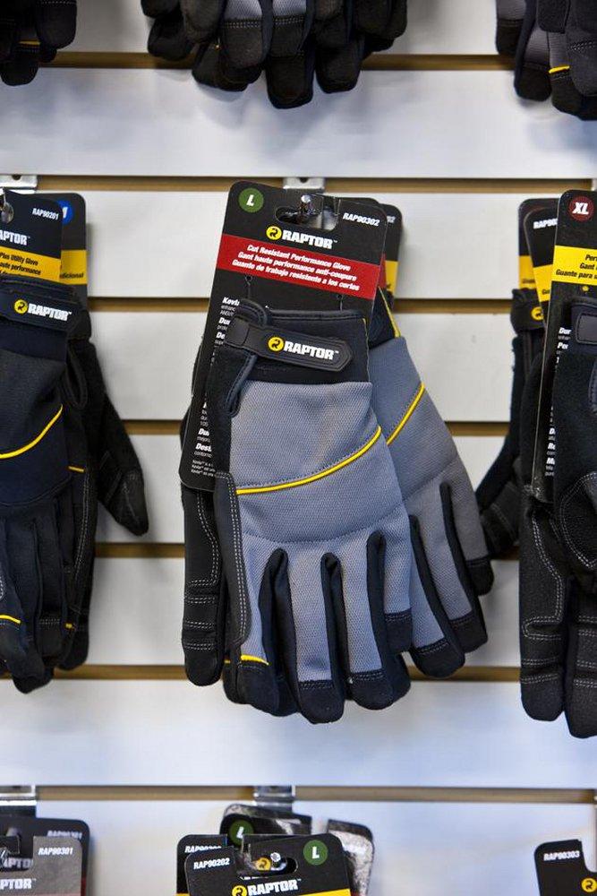 RAPTOR&reg; Black Synthetic Suede General Duty Mechanic Glove in Black and Grey 