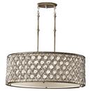 Feiss Burnished Silver 100 W 3-Light Medium Pendant 