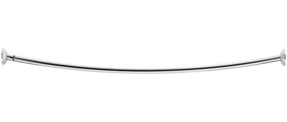 KOHLER Polished Stainless Curved Shower Rod- Traditional Design 