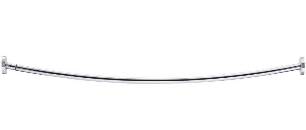 KOHLER Polished Stainless Curved Shower Rod-Contemporary Design 