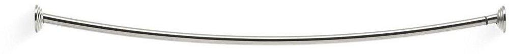 KOHLER Brushed Stainless Curved Shower Rod- Traditional Design 