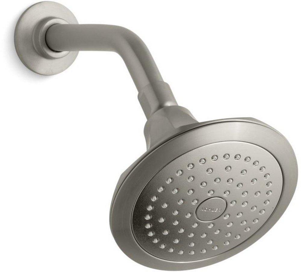 KOHLER Vibrant&reg; Brushed Nickel Single Function Air Showerhead 