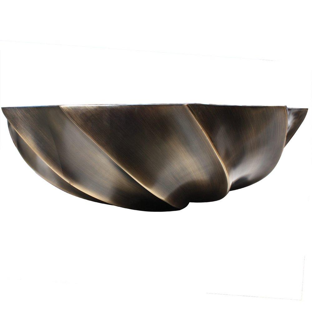 Linkasink Antique Bronze BRNZ WAVE BOWL Vessel ANBR 