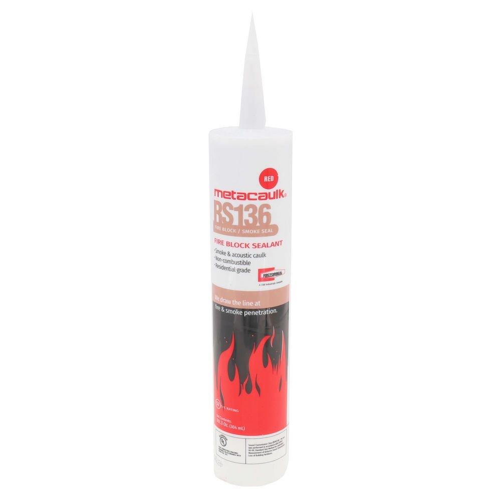 Rectorseal Red 2 in. Sodium Silicate Firestop Sealant in White 