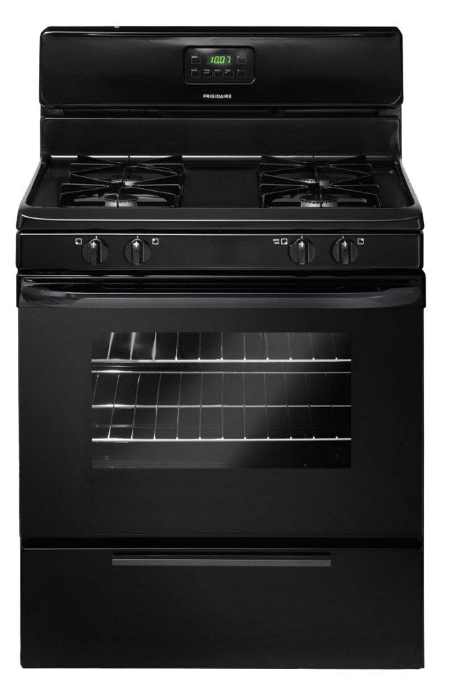 Frigidaire Black 29-7/8 in. Gas 4-Burner Sealed Freestanding Range 