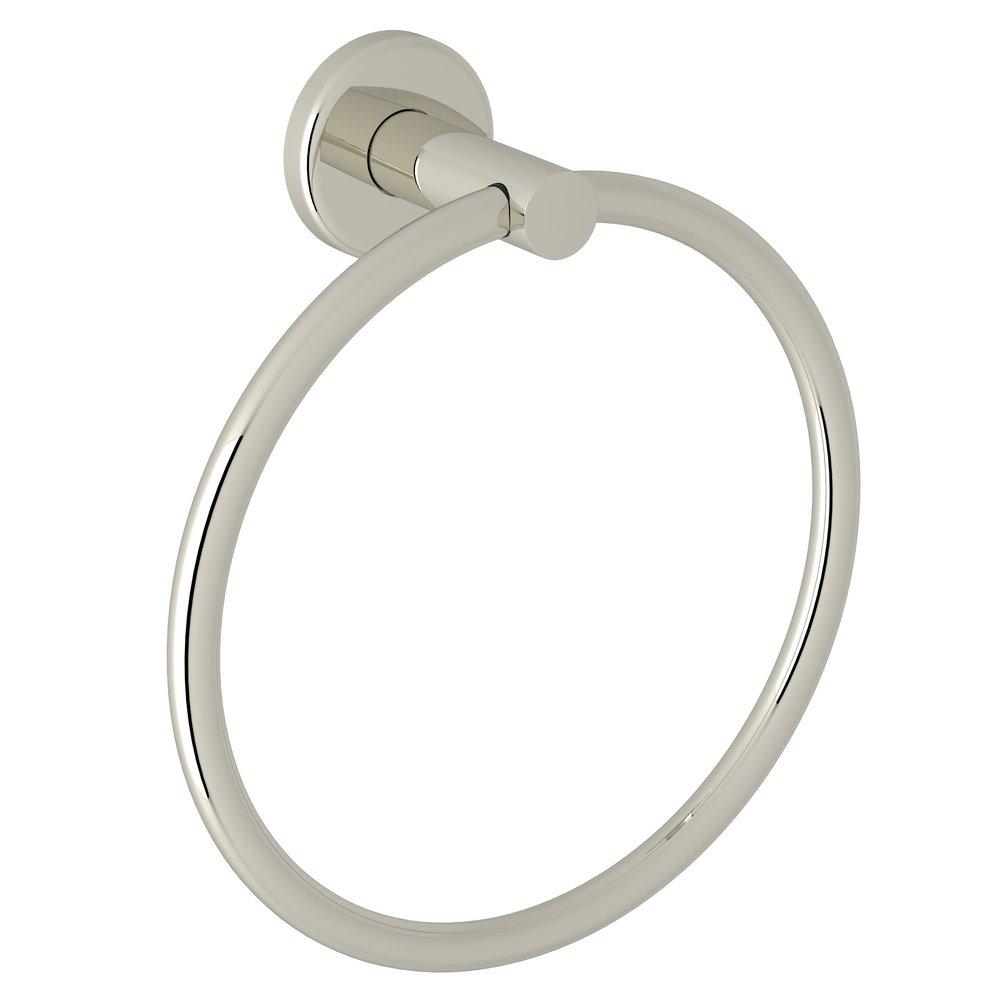 ROHL&reg; Polished Nickel Round Closed Towel Ring 