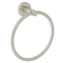 Round Closed Towel Ring in Polished Nickel