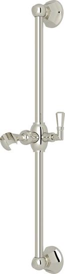 Shower Rail in Polished Nickel