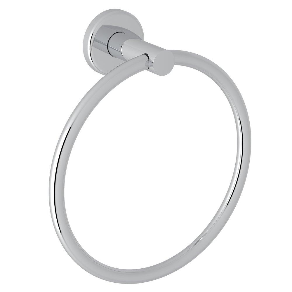 ROHL&reg; Polished Chrome Round Closed Towel Ring 