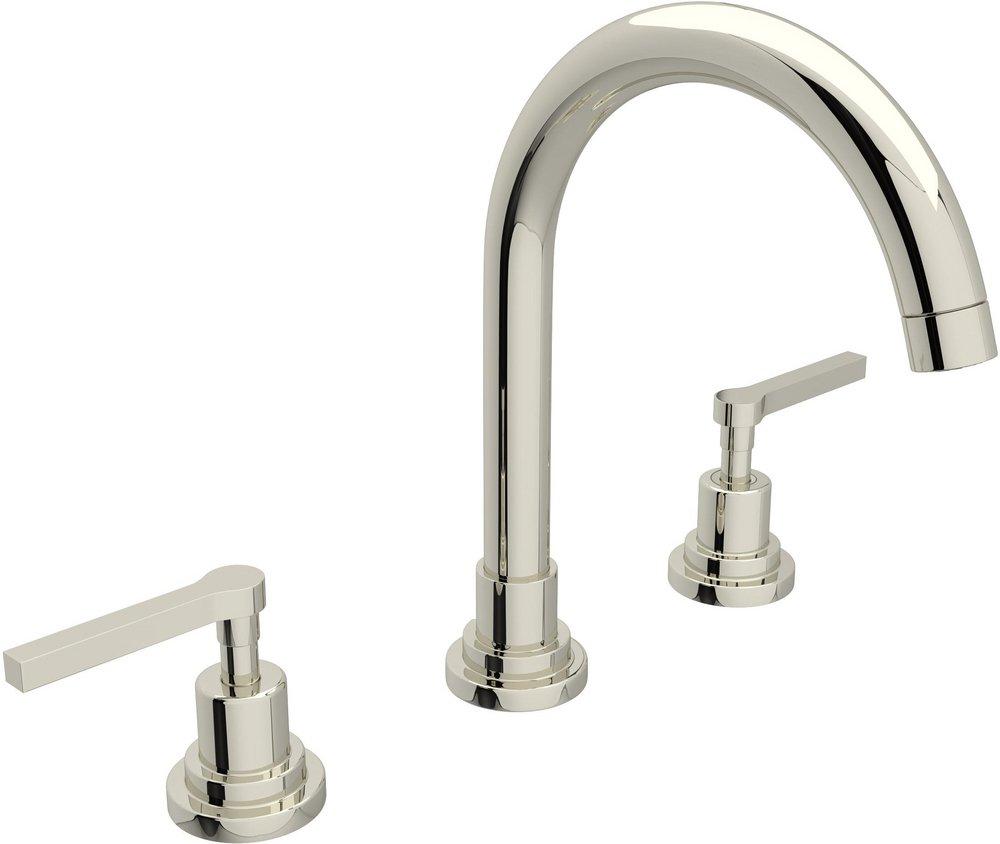 ROHL&reg; Polished Nickel Two Handle Widespread Bathroom Sink Faucet 