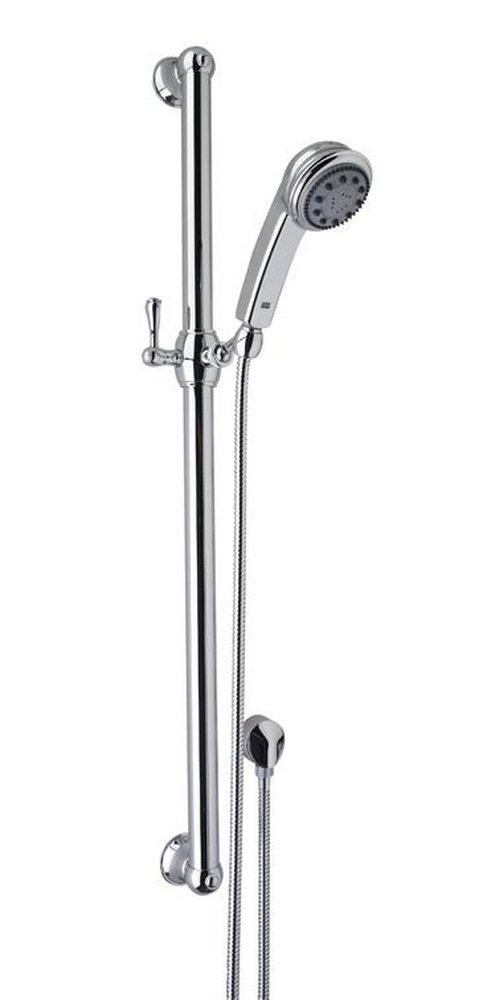ROHL&reg; Polished Chrome 36 in. Grab Bar 3-Function Hand Shower Hose Outlet 