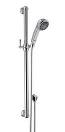 ROHL&reg; Polished Chrome 36 in. Grab Bar 3-Function Hand Shower Hose Outlet 