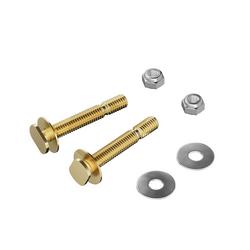 5/16 x 2-1/4 in. Brass Snap Off Closet Bolts with Nickel Plated Steel Bolts