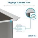 Elkay Lustrous Satin 54 x 22 in. Stainless Steel Triple Bowl Drop-in Kitchen Sink in Lustrous Satin 