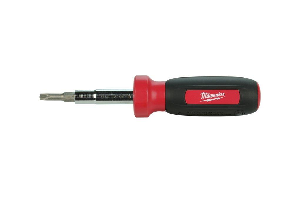 Milwaukee&reg; Manual Multi-Bit 1 Piece Screwdriver 