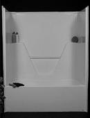 Bathcraft White 60 x 35 1/2 in. Tub and Shower with Right Hand Drain 
