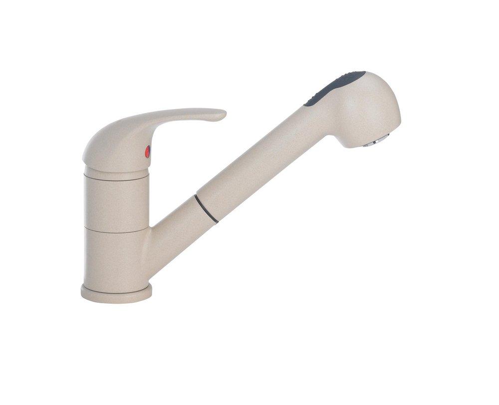 BLANCO Biscuit 2.2 gpm Single Lever Handle Kitchen Sink Faucet 