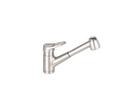 Pull-Out Kitchen Faucet with Single Loop Handle in Satin Nickel