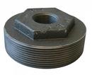 1-1/4 x 1/2 in. Black Malleable Iron Double Tap Bushing