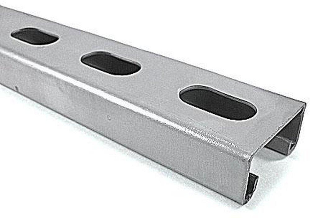 1-5/8 x 1-5/8 in. 12 Gauge 316 Stainless Steel Half Slot Strut 