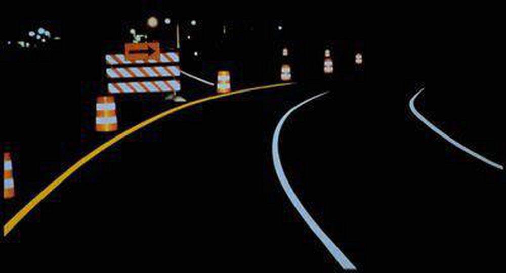 3M™ Blue 5/8 x 4. Plastic Two-way Raised Pavement Marker 