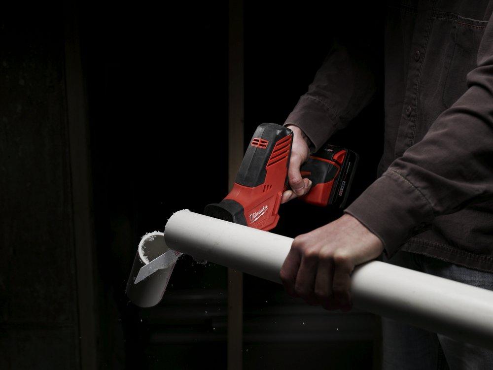 Milwaukee&reg; Black Cordless 3 AMP Redlithium&trade; Reciprocating Saw Tool Kit 