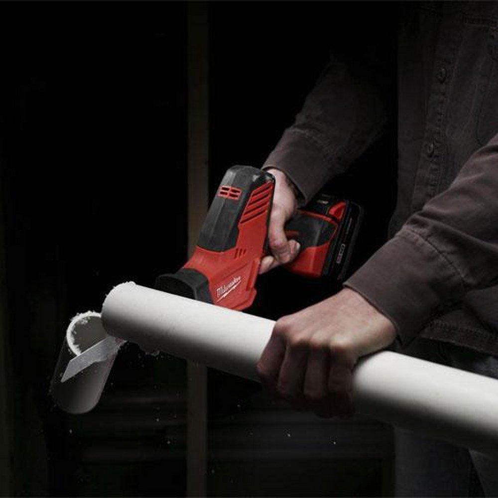 Milwaukee&reg; Black Cordless 3 AMP Redlithium&trade; Reciprocating Saw Tool Kit 