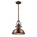 Elk Home Antique Copper 14 in. 100W 1-Light Pendant 