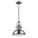 Elk Home Satin Nickel 14 in. 1-Light Pendant 