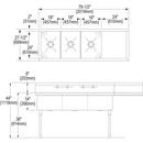 Elkay Lustrous Satin 15 x 15 in. 1 Hole Drop-in Stainless Steel Bar Sink 
