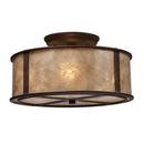 Elk Home Aged Bronze 3-Light Ceiling Light Fixture 